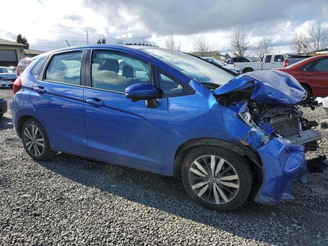 3HGGK5H82FM739667 - 2015 HONDA FIT EX BLUE photo 4