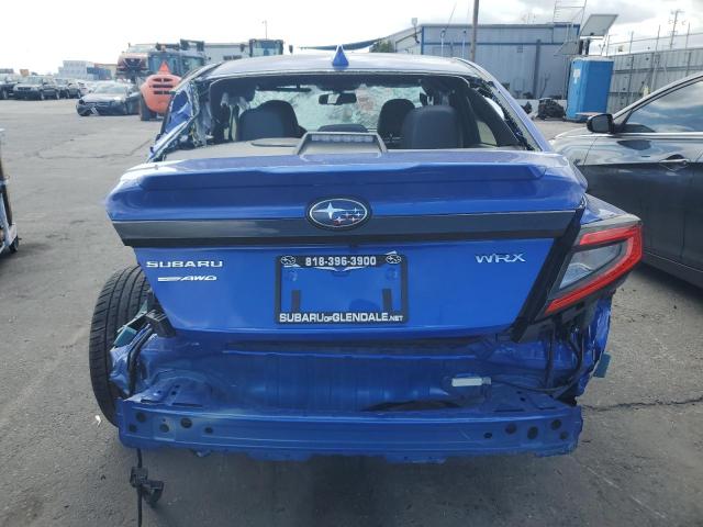 JF1VBAL68N9025520 - 2022 SUBARU WRX LIMITED BLUE photo 6