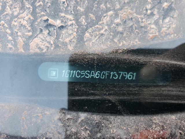 1G11C5SA6GF137961 - 2016 CHEVROLET MALIBU LIM LT 白色 照片 12