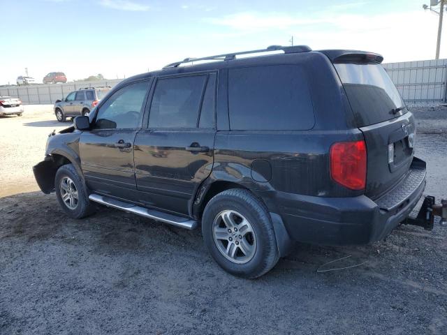 5FNYF185X5B032759 - 2005 HONDA PILOT EXL BLACK photo 2