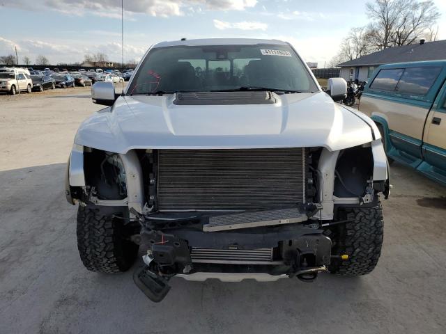 1FTFW1RG6JFC76518 - 2018 FORD F150 RAPTOR SILVER photo 5