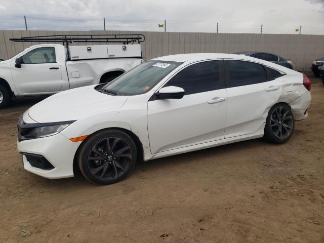 2HGFC2F80LH572603 - 2020 HONDA CIVIC SPORT WHITE photo 1