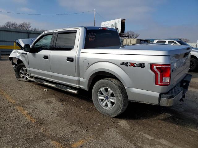 1FTEW1EF5FFA73233 - 2015 FORD F150 SUPERCREW SILVER photo 2