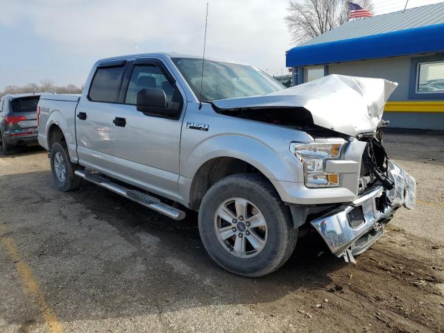 1FTEW1EF5FFA73233 - 2015 FORD F150 SUPERCREW SILVER photo 4