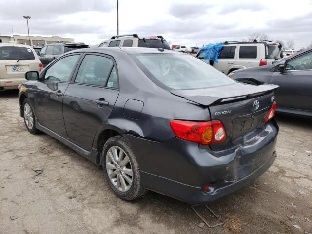 2T1BU4EEXAC451260 - 2010 TOYOTA COROLLA BASE GRAY photo 2