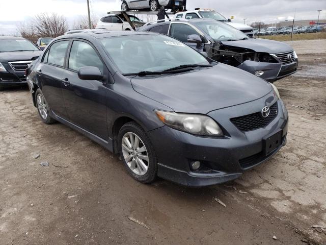 2T1BU4EEXAC451260 - 2010 TOYOTA COROLLA BASE GRAY photo 4