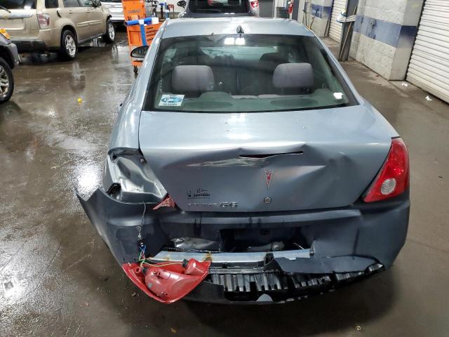 1G2ZG58B974231640 - 2007 PONTIAC G6 BASE BLUE photo 6