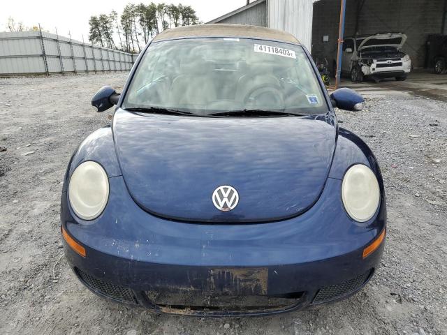 3VWRF31Y16M307739 - 2006 VOLKSWAGEN NEW BEETLE CONVERTIBLE OPTION PACKAGE 1 BLUE photo 5