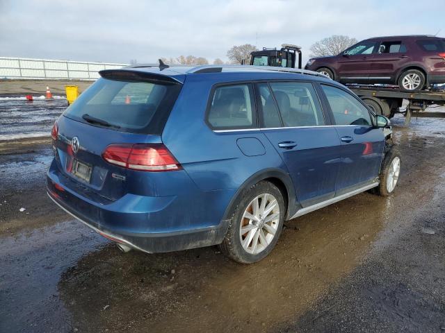 3VWM17AU4KM521664 - 2019 VOLKSWAGEN GOLF ALLTR S BLUE photo 3