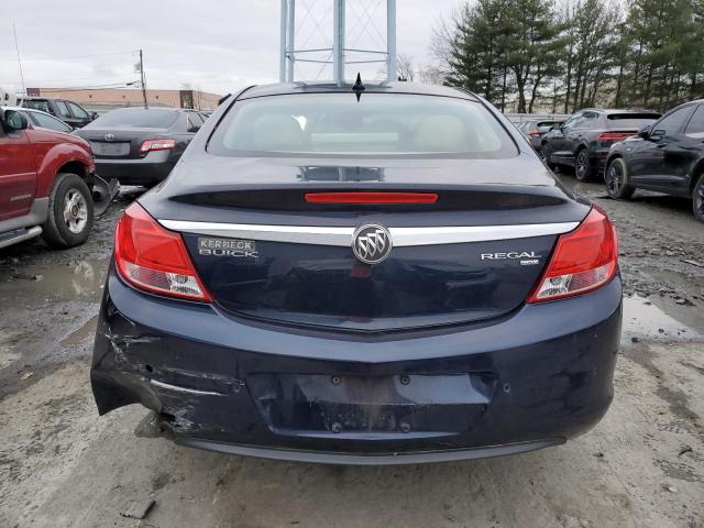 2G4GS5EC2B9180739 - 2011 BUICK REGAL CXL BLUE photo 6