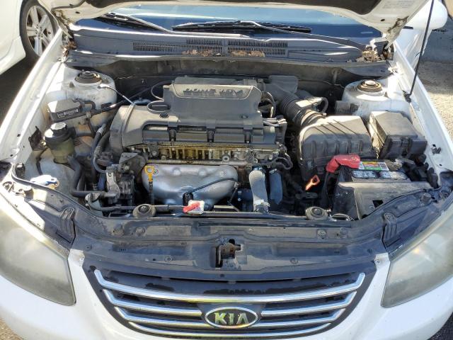 KNAFE222195669042 - 2009 KIA SPECTRA EX WHITE photo 11