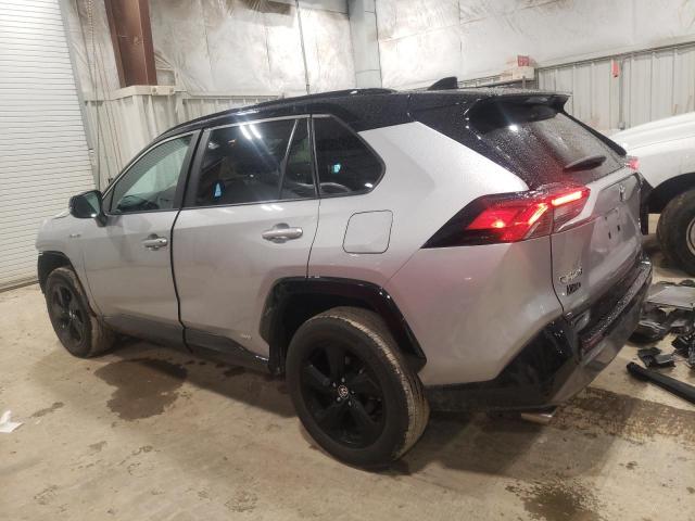 2T3EWRFV6LW071246 - 2020 TOYOTA RAV4 XSE SILVER photo 2