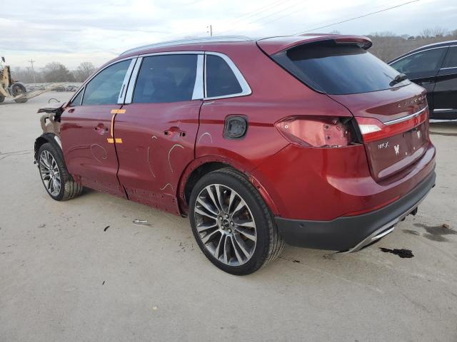 2LMPJ6LP7GBL80423 - 2016 LINCOLN MKX RESERVE RED photo 2