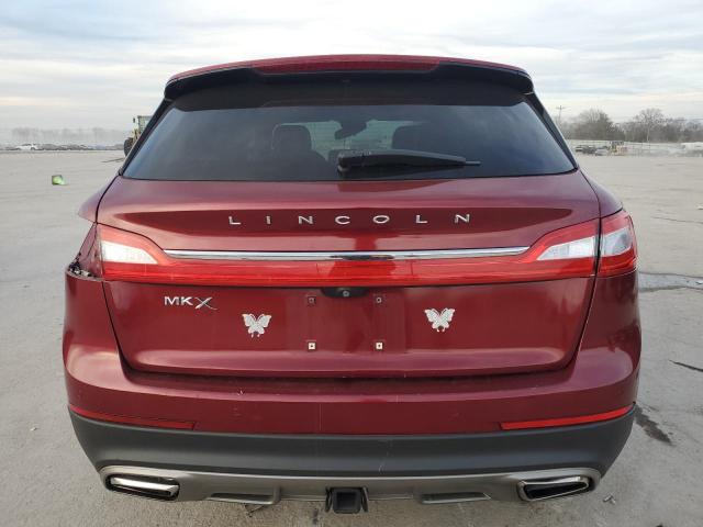 2LMPJ6LP7GBL80423 - 2016 LINCOLN MKX RESERVE RED photo 6