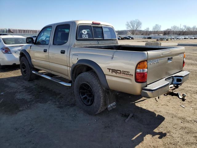 5TEHN72N03Z158929 - 2003 TOYOTA TACOMA DOUBLE CAB 金色 照片 2