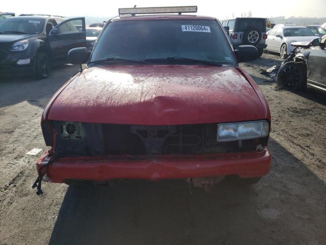 1GCCS145118254001 - 2001 CHEVROLET S TRUCK S10 RED photo 5