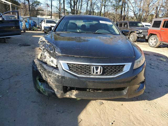 1HGCS12898A001722 - 2008 HONDA ACCORD EXL BLACK photo 5