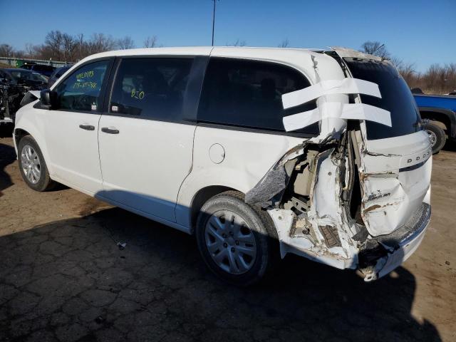 2C4RDGBG9KR608543 - 2019 DODGE GRAND CARA SE WHITE photo 2