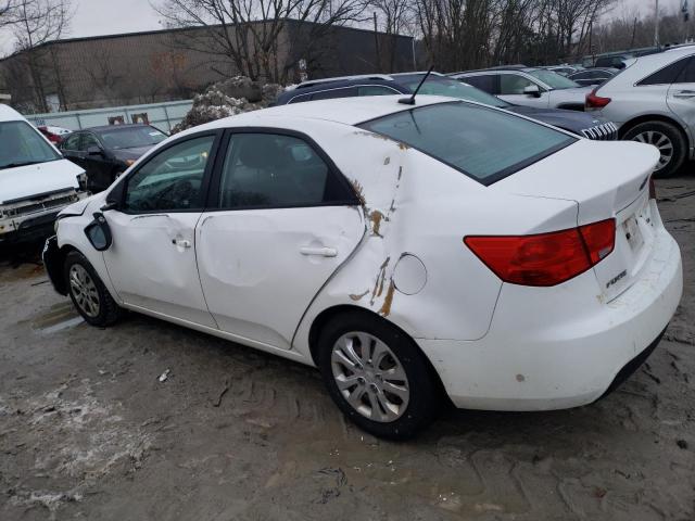 KNAFU4A2XB5381221 - 2011 KIA FORTE EX WHITE photo 2