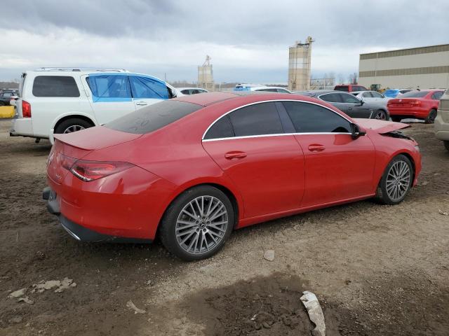 WDD5J4HB9LN033124 - 2020 MERCEDES-BENZ CLA 250 4MATIC RED photo 3