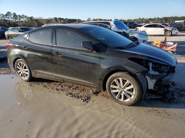 KMHDH4AE9EU074637 - 2014 HYUNDAI ELANTRA SE BLACK photo 4