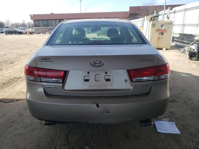 5NPEU46F17H180714 - 2007 HYUNDAI SONATA SE BEIGE photo 6