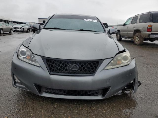 JTHBF5C28C5167679 - 2012 LEXUS IS 250 GRAY photo 5