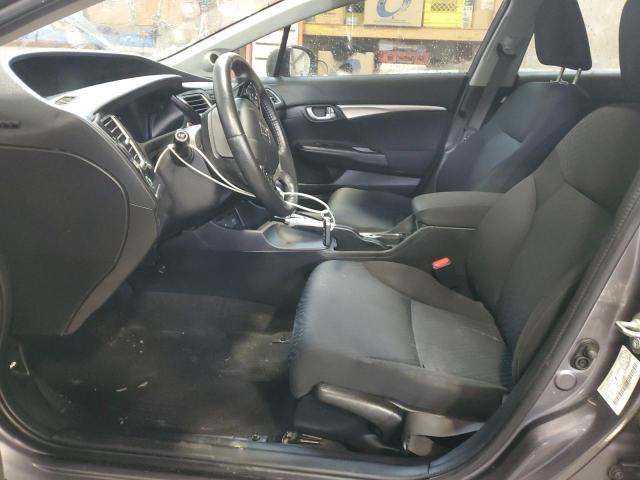 2HGFB2F59FH021941 - 2015 HONDA CIVIC LX GRAY photo 7