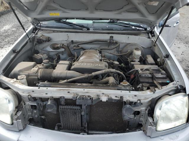 5TBDT44164S453201 - 2004 TOYOTA TUNDRA DOUBLE CAB SR5 SILVER photo 11