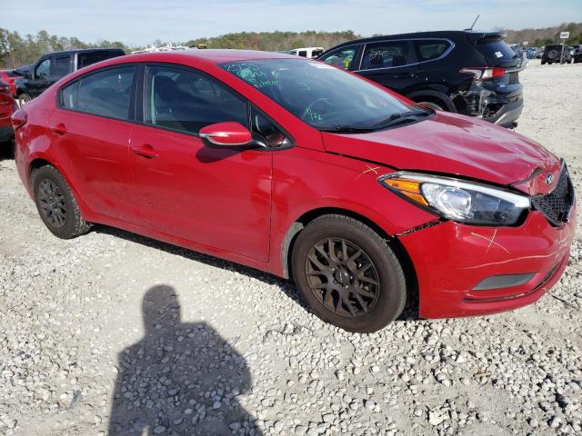 KNAFX4A65G5552538 - 2016 KIA FORTE LX RED photo 4