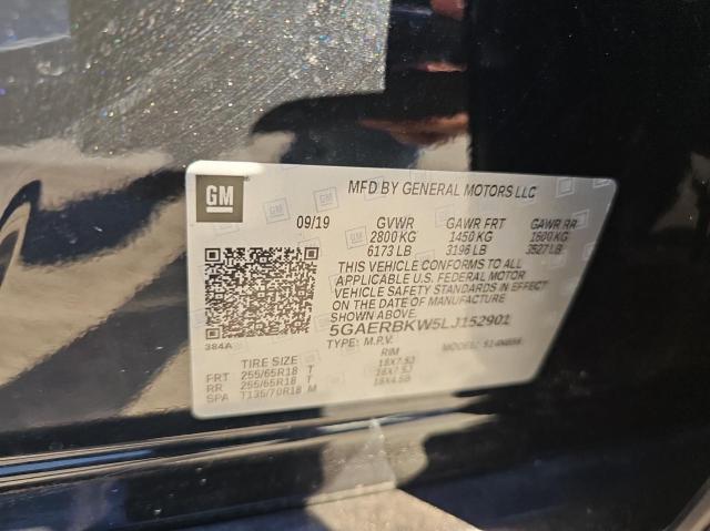 5GAERBKW5LJ152901 - 2020 BUICK ENCLAVE ESSENCE 黑色 照片 10