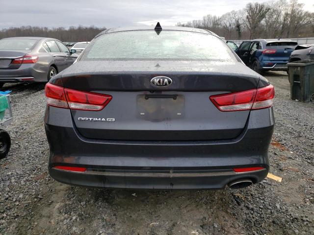 5XXGT4L3XHG170007 - 2017 KIA OPTIMA LX GRAY photo 6