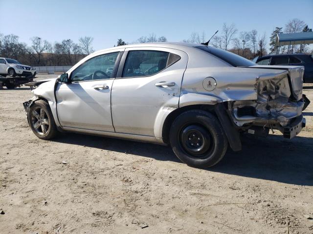 1C3CDZAB6CN151068 - 2012 DODGE AVENGER SE SILVER photo 2