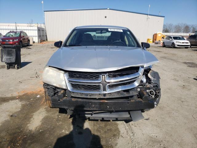 1C3CDZAB6CN151068 - 2012 DODGE AVENGER SE SILVER photo 5