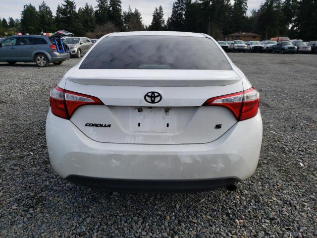 5YFBURHEXEP022327 - 2014 TOYOTA COROLLA L WHITE photo 6