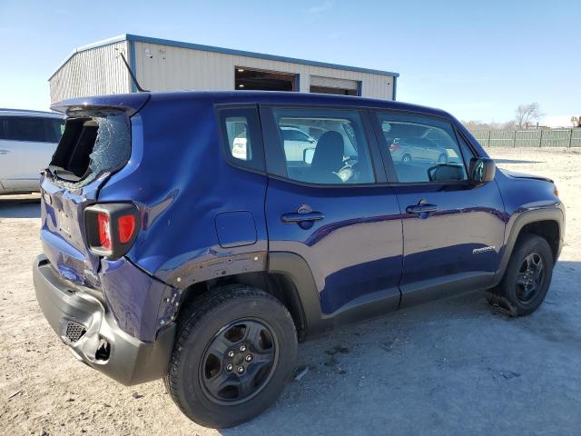 ZACCJBAT9GPE00254 - 2016 JEEP RENEGADE SPORT BLUE photo 3