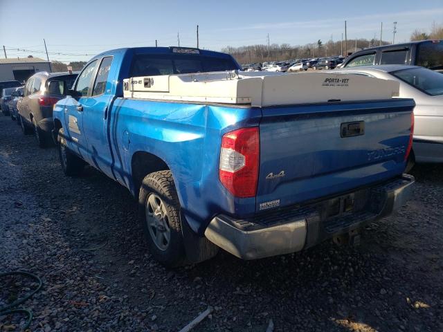 5TFUY5F19GX566828 - 2016 TOYOTA TUNDRA DOUBLE CAB SR/SR5 BLUE photo 3