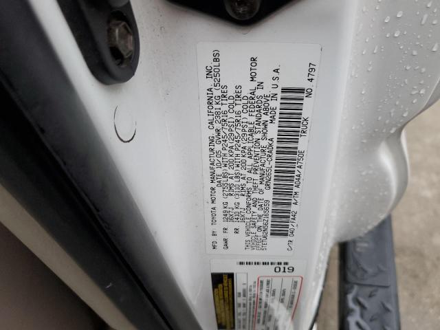 5TETU62N56Z165659 - 2006 TOYOTA TACOMA PRERUNNER ACCESS CAB WHITE photo 13