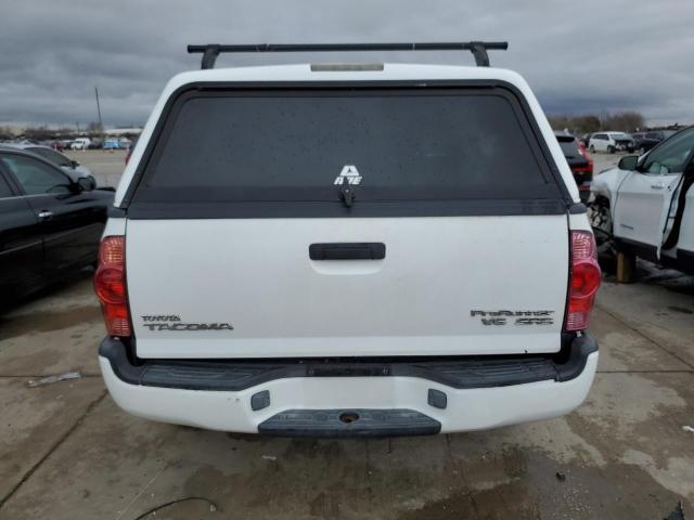 5TETU62N56Z165659 - 2006 TOYOTA TACOMA PRERUNNER ACCESS CAB WHITE photo 6