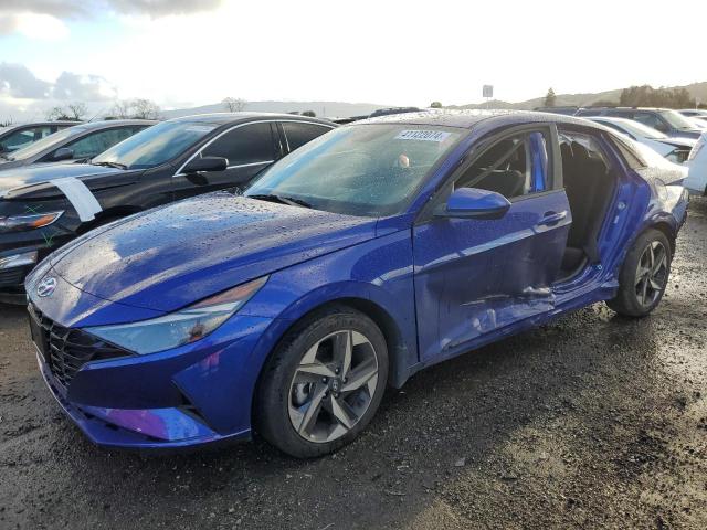 KMHLS4AG5PU577471 - 2023 HYUNDAI ELANTRA SEL BLUE photo 1