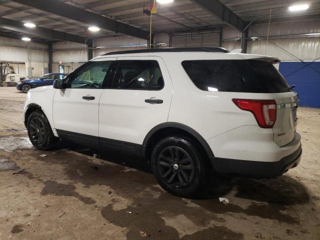 1FM5K7BH0HGB18771 - 2017 FORD EXPLORER WHITE photo 2