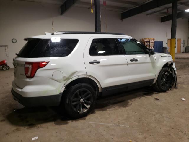 1FM5K7BH0HGB18771 - 2017 FORD EXPLORER WHITE photo 3