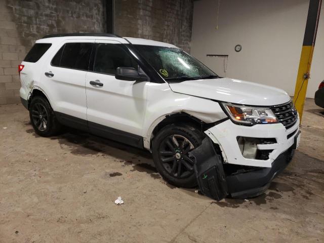 1FM5K7BH0HGB18771 - 2017 FORD EXPLORER WHITE photo 4