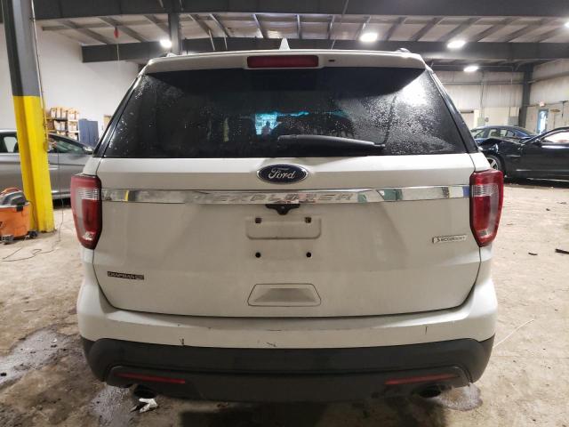 1FM5K7BH0HGB18771 - 2017 FORD EXPLORER WHITE photo 6