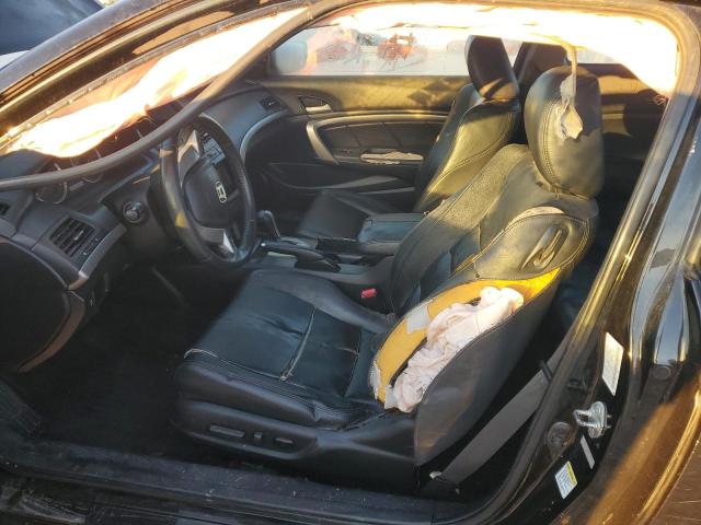 1HGCS12838A012392 - 2008 HONDA ACCORD EXL BLACK photo 7