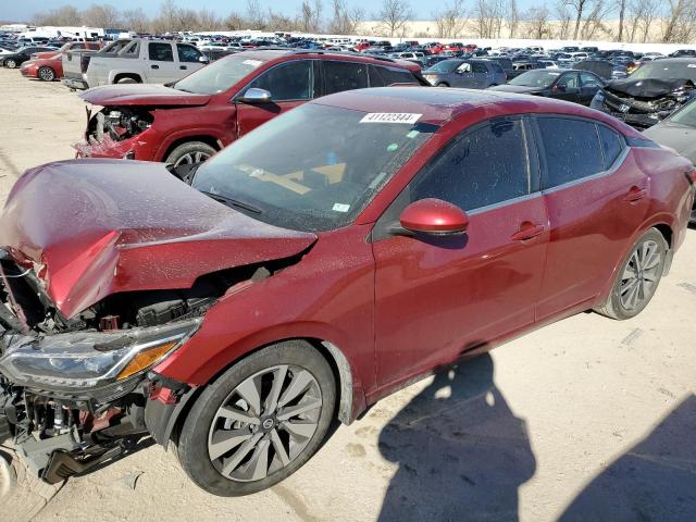 3N1AB8CV4LY293869 - 2020 NISSAN SENTRA SV RED photo 1