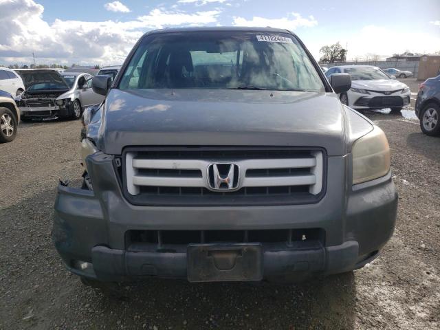 5FNYF18598B038170 - 2008 HONDA PILOT EXL GRAY photo 5