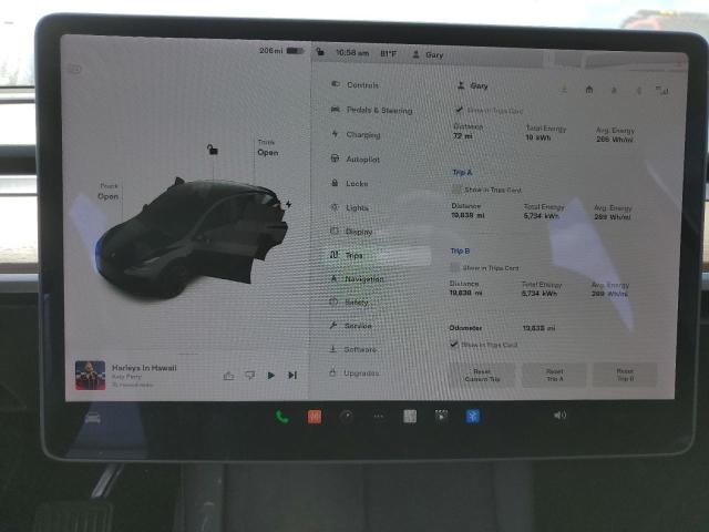 5YJYGDEE0MF139725 - 2021 TESLA MODEL Y BLACK photo 9