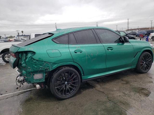 5UX43EX09R9T05323 - 2024 BMW X6 M60I GREEN photo 3