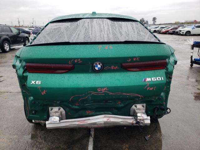 5UX43EX09R9T05323 - 2024 BMW X6 M60I GREEN photo 6